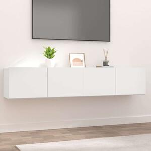 VidaXL Falra Szerelhető TV Szekrény Szett - Fehér - 80x30x30 cm
