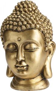 Java gold buddha fej szobor 23,5cm