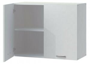 Elba alsó-felső konyhaszekrény szett munkapulttal 80 cm Fehér színben