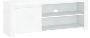 TV asztal 1D/160, fehér fényes, LINDY