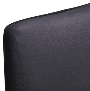 VidaXL 6 db antracitszürke szabott nyújtható székszoknya