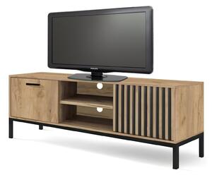 TV asztal/szekrény Lamello RTV1 (craft tölgy + fekete)