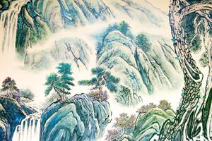 Kép kínai olajfestmény