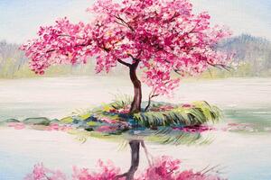 Kép keleti cseresznye rózsaszínben