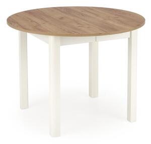Asztal Houston 961, 76cm, Craft tölgy, Fehér
