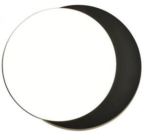 LED lámpatest , mennyezeti , oldalfali , billenthető , 24.3 W , kerek , 2in1 , matt fekete , kültéri , IP54 , LUTEC , GOLETA