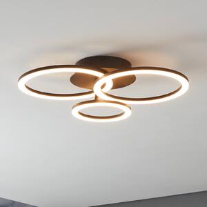 EGLO connect Paranday-Z LED lámpa, 3 izzós, dimmelhető, Fekete, Nappali / Étkező, fém, Modern