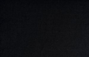 Fekete kordbársony bárszék ZUIVER RIDGE RIB 75 cm