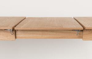 Kőris összecsukható étkezőasztal ZUIVER GLIMPS 120/162x80 cm