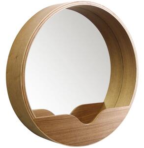 Fából készült függő tükör ZUIVER KEREK FAL 60 cm