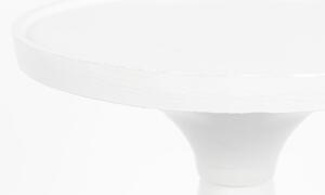 Fehér kerek fém oldalasztal ZUIVER FLOSS 28 cm
