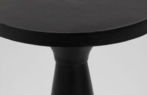 Fekete fém oldalasztal ZUIVER FLOSS 28 cm