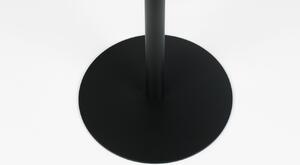 Fekete fém oldalasztal ZUIVER SNOW ROUND 35 cm