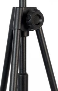Fekete állólámpa ZUIVER LESLEY 153-181 cm