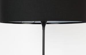 Fekete állólámpa ZUIVER LESLEY 153-181 cm