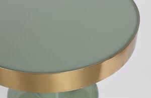 Zöld fém oldalasztal ZUIVER GLAM 36 cm
