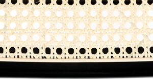 Fekete rattan bárszék ZUIVER JORT 66,5 cm