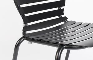 Fekete fém kerti szék ZUIVER VONDEL
