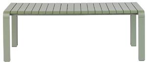 Zöld fém kerti pad ZUIVER VONDEL 129,5 x 45 cm