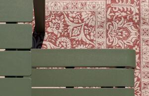 Zöld fém kerti pad ZUIVER VONDEL 129,5 x 45 cm
