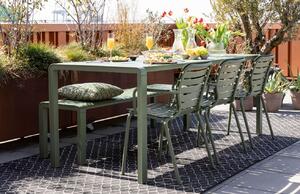 Zöld fém kerti szék ZUIVER VONDEL karfával