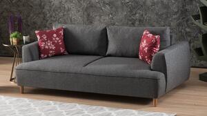 Felix Extra sötétszürke háromszemélyes kanapé