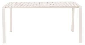 Fehér fém kerti étkezőasztal ZUIVER VONDEL 168,5 X 87 cm