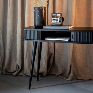 Fekete tölgy fésülködőasztal ZUIVER BARBIER 120 x 35 cm