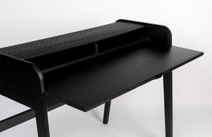 Fekete tölgy íróasztal ZUIVER BARBIER 110 x 77 cm