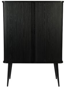 Fekete tölgy szekrény ZUIVER BARBIER 100 x 45 cm
