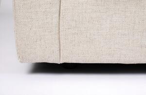 Krémfehér szövet háromszemélyes kanapé ZUIVER SENSE 266 cm