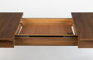 Diófa összecsukható étkezőasztal ZUIVER GLIMPS 120/162 x 80 cm