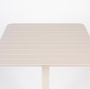 Fehér fém kerti bisztróasztal ZUIVER VONDEL 71 x 71 cm