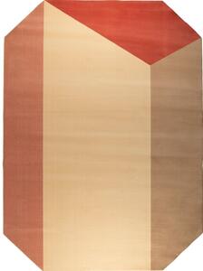 Bézs-piros szőnyeg ZUIVER HARMONY 160 x 230 cm