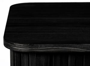 Fekete kőris oldalasztal ZUIVER BARBIER 45 x 45 cm