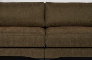 Barna zöld szövet háromszemélyes kanapé ZUIVER BALCONY 256 cm