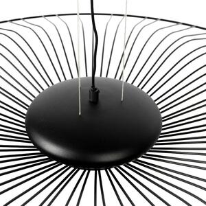 Fekete fém LED függőlámpa ZUIVER SPIDER 90 cm