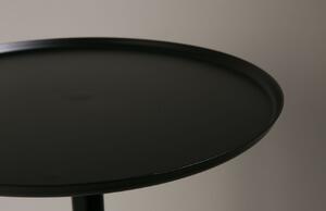 Fekete fém oldalasztal DUTCHBONE Elia 37 cm