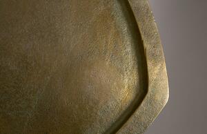 Arany fém oldalasztal DUTCHBONE Abbas 45x45 cm