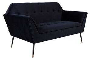 Kék bársony kétüléses kanapé DUTCHBONE Kate 148,5 cm
