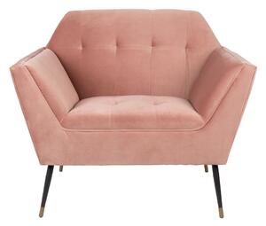Rózsaszín fotel DUTCHBONE Kate