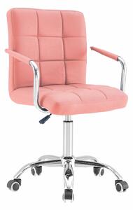 Tutumi, irodai szék 45x39x94 cm HYL-053-D4, rózsaszín, KRZ-07903