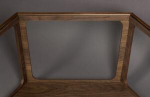 Üveg dohányzóasztal DUTCHBONE Sita 92,5 x 80 cm