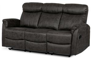ASD-311-3 Háromszemélyes Relaxfotel Nyitómechanizmussal Vintagebarna Szövet Kárpittal