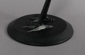 Fekete kerek oldalasztal DUTCHBONE Crane 40 cm