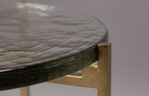 Arany fém oldalasztal DUTCHBONE VIDRIO 40 cm