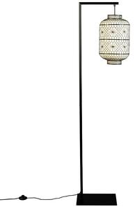 Fekete-fehér mintás állólámpa DUTCHBONE MING 157 cm