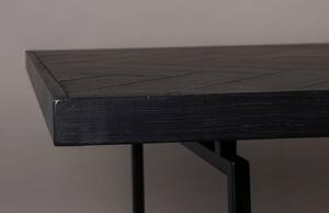 Fekete fa étkezőasztal DUTCHBONE Class 180 x 90 cm