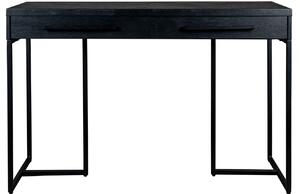 Fekete fa fésülködőasztal DUTCHBONE Class 120 x 45 cm
