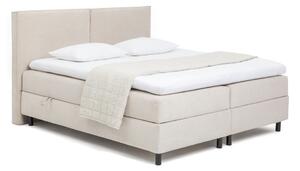 Bézs ágyneműtartós boxspring ágy 180x200 cm Elva Bold – Bonami Selection